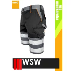   WSW PROMASTER BLACK technikai kevertszálas rövid munkanadrág - munkaruha