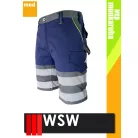 WSW PROMASTER NAVY technikai kevertszálas rövid munkanadrág - munkaruha