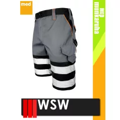   WSW PROMASTER GREY technikai kevertszálas rövid munkanadrág - munkaruha