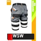 WSW PROMASTER GREY technikai kevertszálas rövid munkanadrág - munkaruha
