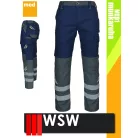 WSW PROMASTER NAVY technikai kevertszálas derekas munkanadrág - munkaruha