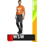 WSW PROMASTER GREY technikai kevertszálas derekas munkanadrág - munkaruha