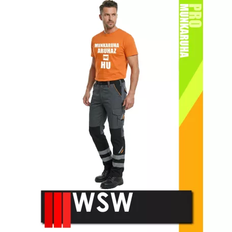 WSW PROMASTER GREY technikai kevertszálas derekas munkanadrág - munkaruha