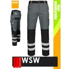   WSW PROMASTER GREY technikai kevertszálas derekas munkanadrág - munkaruha