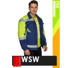   WSW PROMASTER NAVY technikai kevertszálas reflex bélelt munkakabát - munkaruha