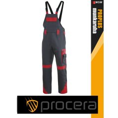 Procera PROPLUS GREYRED kopásálló technikai kantárosnadrág - munkaruha   Procera PROPLUS GREYRED kopásálló technikai kantárosnadrág - munkaruha