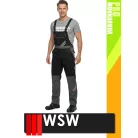 WSW PROMASTER BLACK technikai kevertszálas kantáros munkanadrág - munkaruha