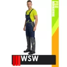 WSW PROMASTER NAVY technikai kevertszálas kantáros munkanadrág - munkaruha