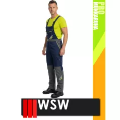   WSW PROMASTER NAVY technikai kevertszálas kantáros munkanadrág - munkaruha