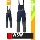 WSW PROMASTER NAVY technikai kevertszálas kantáros munkanadrág - munkaruha