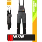 WSW PROMASTER GREY technikai kevertszálas kantáros munkanadrág - munkaruha