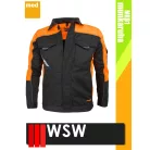 WSW PROMASTER BLACK technikai kevertszálas munkakabát - munkaruha