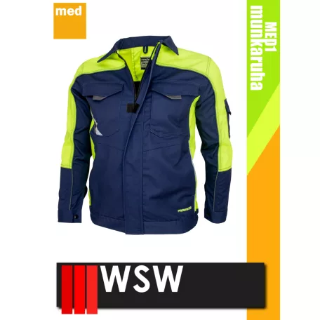 WSW PROMASTER NAVY technikai kevertszálas munkakabát - munkaruha
