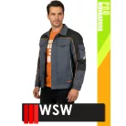 WSW PROMASTER GREY technikai kevertszálas munkakabát - munkaruha