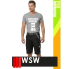 WSW PROMASTER BLACK technikai kevertszálas rövid munkanadrág - munkaruha