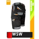 WSW PROMASTER BLACK technikai kevertszálas rövid munkanadrág - munkaruha