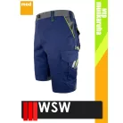WSW PROMASTER NAVY technikai kevertszálas rövid munkanadrág - munkaruha