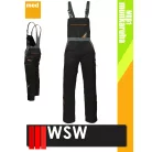 WSW PROMASTER BLACK technikai kevertszálas kantáros munkanadrág - munkaruha