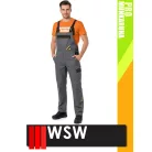 WSW PROMASTER GREY technikai kevertszálas kantáros munkanadrág - munkaruha