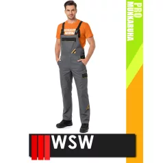   WSW PROMASTER GREY technikai kevertszálas kantáros munkanadrág - munkaruha