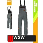 WSW PROMASTER GREY technikai kevertszálas kantáros munkanadrág - munkaruha