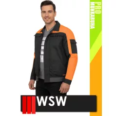   WSW PROMASTER BLACK technikai kevertszálas munkakabát - munkaruha