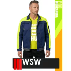   WSW PROMASTER NAVY technikai kevertszálas munkakabát - munkaruha