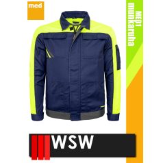   WSW MED MONTANA NAVY technikai kevertszálas munkakabát - munkaruha