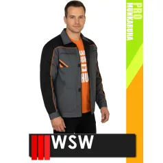  WSW PROMASTER GREY technikai kevertszálas munkakabát - munkaruha