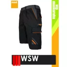 WSW PROMASTER BLACK technikai kevertszálas rövid munkanadrág - munkaruha