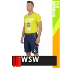 WSW PROMASTER NAVY technikai kevertszálas rövid munkanadrág - munkaruha