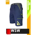 WSW PROMASTER NAVY technikai kevertszálas rövid munkanadrág - munkaruha