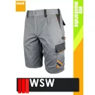 WSW PROMASTER GREY technikai kevertszálas rövid munkanadrág - munkaruha
