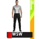 WSW PROMASTER BLACK technikai kevertszálas derekas munkanadrág - munkaruha