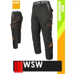   WSW PROMASTER BLACK technikai kevertszálas derekas munkanadrág - munkaruha