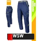 WSW PROMASTER NAVY technikai kevertszálas derekas munkanadrág - munkaruha