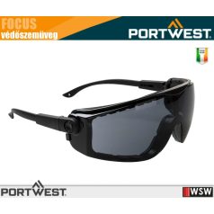   Portwest FOCUS SMOKE munkavédelmi védőszemüveg - egyéni védőeszköz