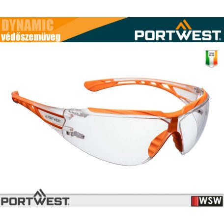 Portwest DYNAMIC CLEAR munkavédelmi védőszemüveg - egyéni védőeszköz