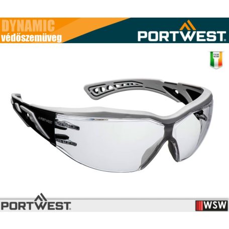 Portwest DYNAMIC CLEAR munkavédelmi védőszemüveg - egyéni védőeszköz