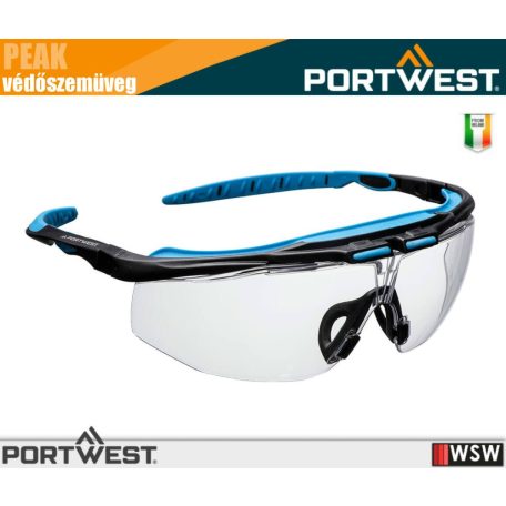 Portwest PEAK CLEAR munkavédelmi védőszemüveg - egyéni védőeszköz