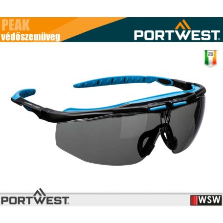 Portwest PEAK SMOKE munkavédelmi védőszemüveg - egyéni védőeszköz