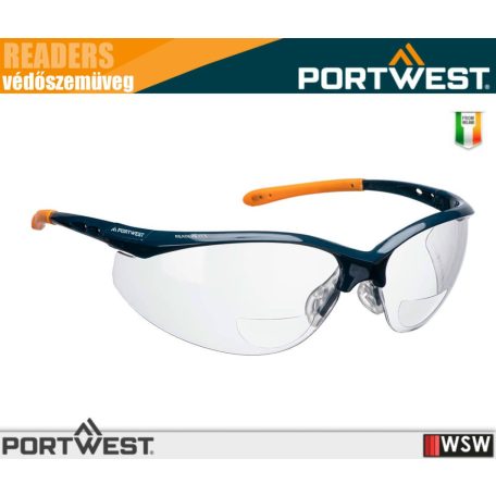 Portwest READERS CLEAR munkavédelmi védőszemüveg - egyéni védőeszköz