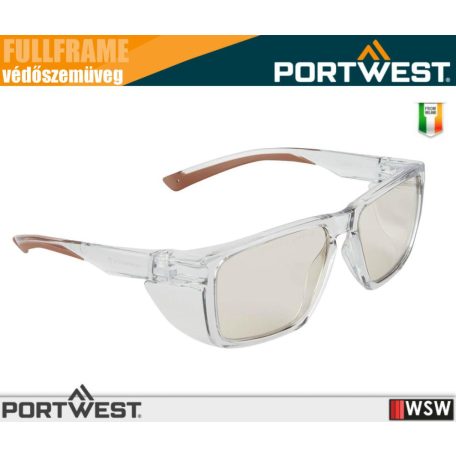 Portwest FULLFRAME BROWN munkavédelmi védőszemüveg - egyéni védőeszköz