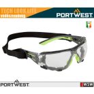 Portwest TECH LOOK PRO CLEAR munkavédelmi védőszemüveg - egyéni védőeszköz