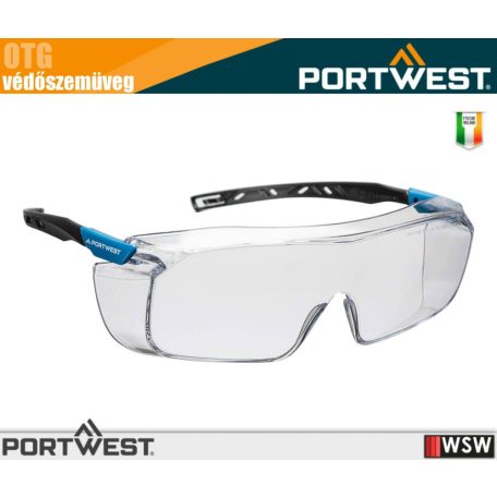 Portwest OTG CLEAR munkavédelmi védőszemüveg - egyéni védőeszköz