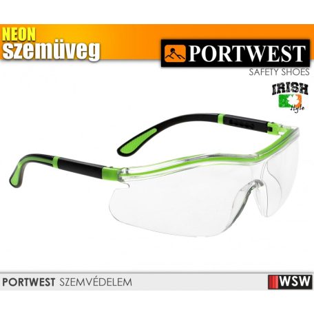 Portwest NEON munkavédelmi szemüveg - védőszemüveg
