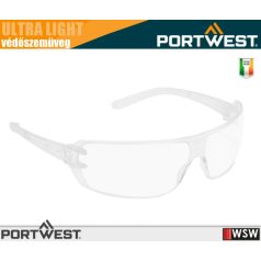   Portwest ULTRA LIGHT CLEAR munkavédelmi védőszemüveg - egyéni védőeszköz