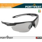Portwest ANTHRACITE CLEAR munkavédelmi védőszemüveg - egyéni védőeszköz