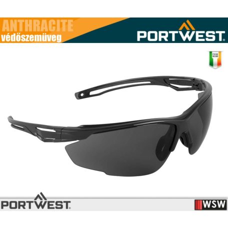 Portwest ANTHRACITE CLEAR munkavédelmi védőszemüveg - egyéni védőeszköz