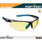 Portwest ANTHRACITE YELLOW munkavédelmi védőszemüveg - egyéni védőeszköz
